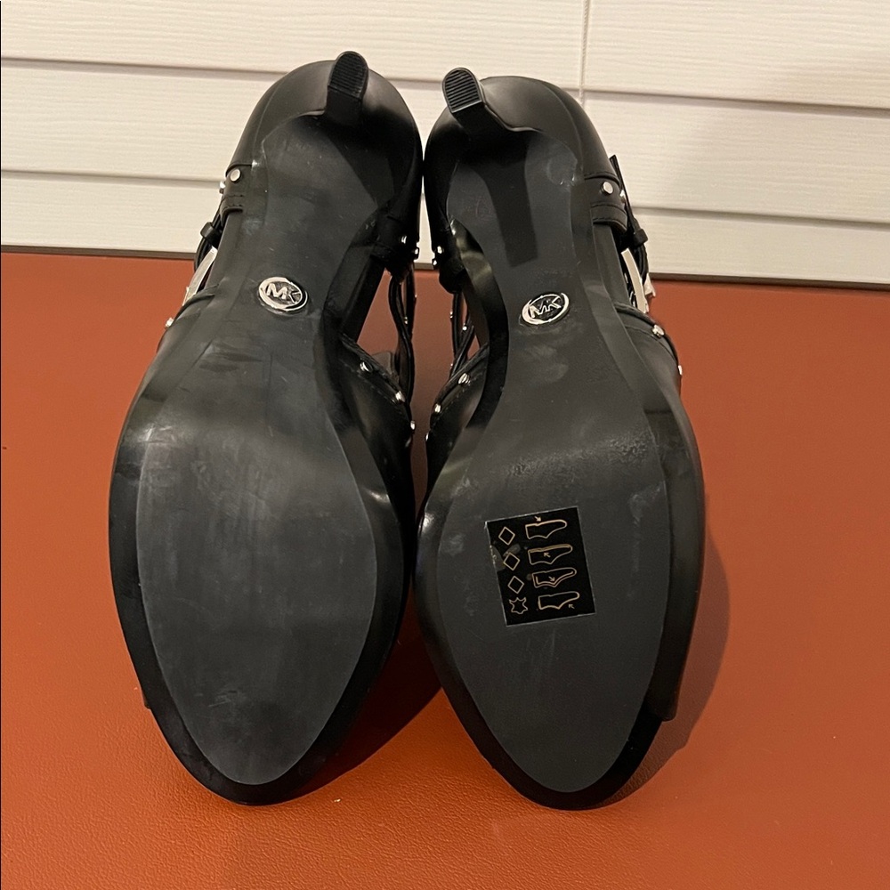 ICHAEL KORS Studded Blaze Open-Toe Ankle Boot - Picture 10 of 11